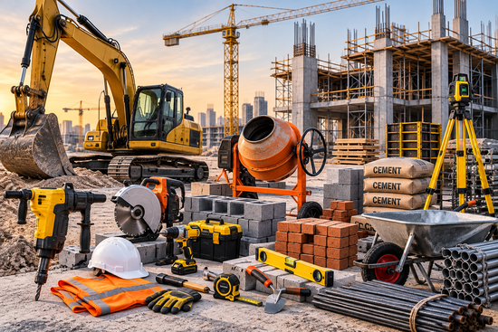 معدات بناء وإنشاءات